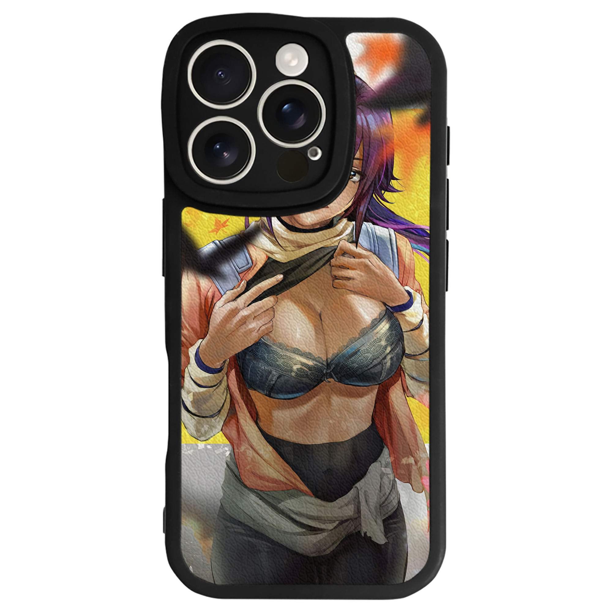 （画像用） ブリーチ BLEACH 【iPhone 16シリーズ対応】シリコンスマホケース（レザー調） 材質：シリコン